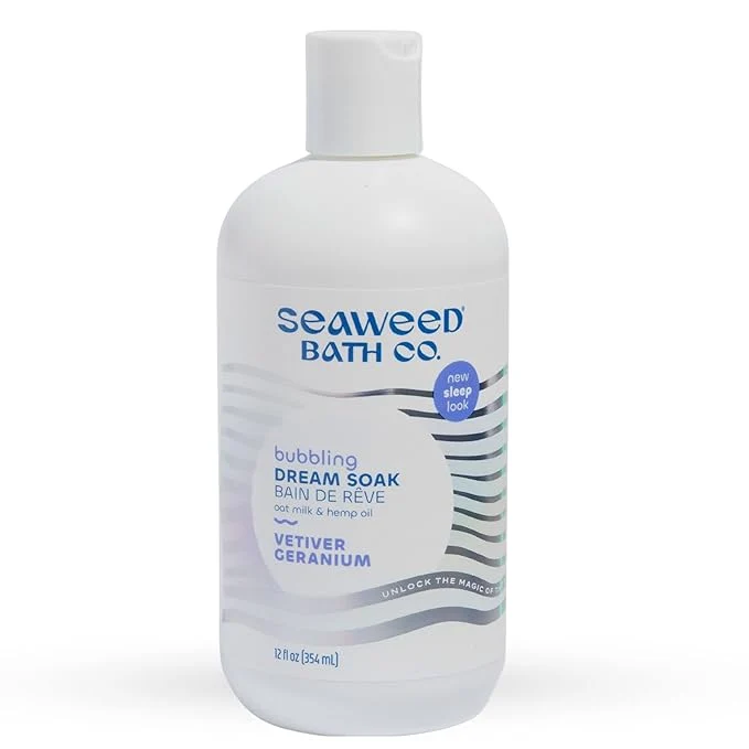 Official Seaweed Bath Co. Bubbling Dream Soak Vetiver Geranium Scent 12 Ounce Dependable