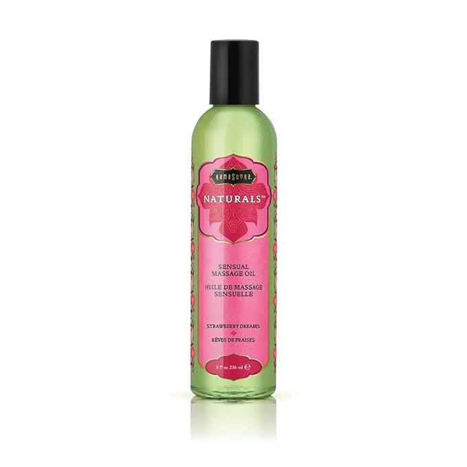 Environmentally Friendly KAMA SUTRA Naturals Massage Oil Strawberry Dreams 8 fl oz Effective