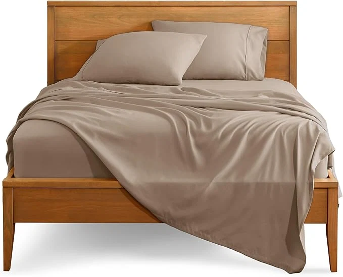 Effective Bare Home Full Sheet Set - 1800 Ultra-Soft Microfiber Full Bed Sheets - Double Brushed - Deep Pockets - Easy Fit - 4 Piece Set - Bedding Sheets amp Pillowcases Full Pebble Convenient