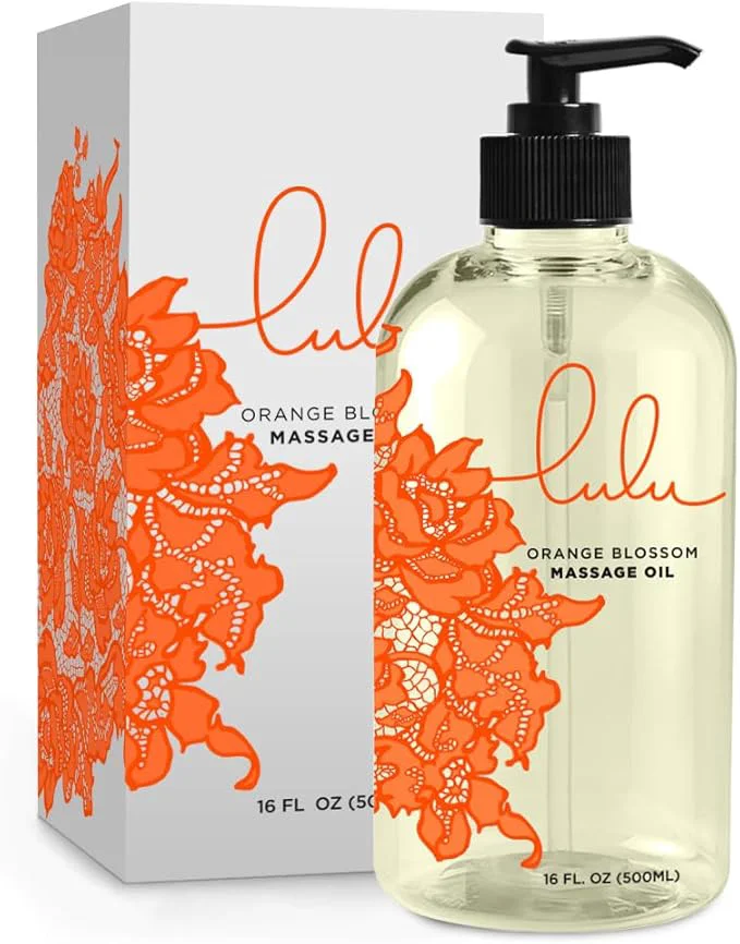 Fine Lulu Orange Blossom Massage Oil Sweet Almond Jojoba Macadamia Oils Organic