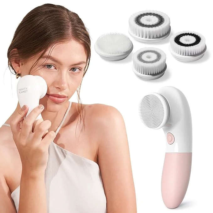 Official Vanity Planet Raedia Facial Cleansing Brush Premium Material