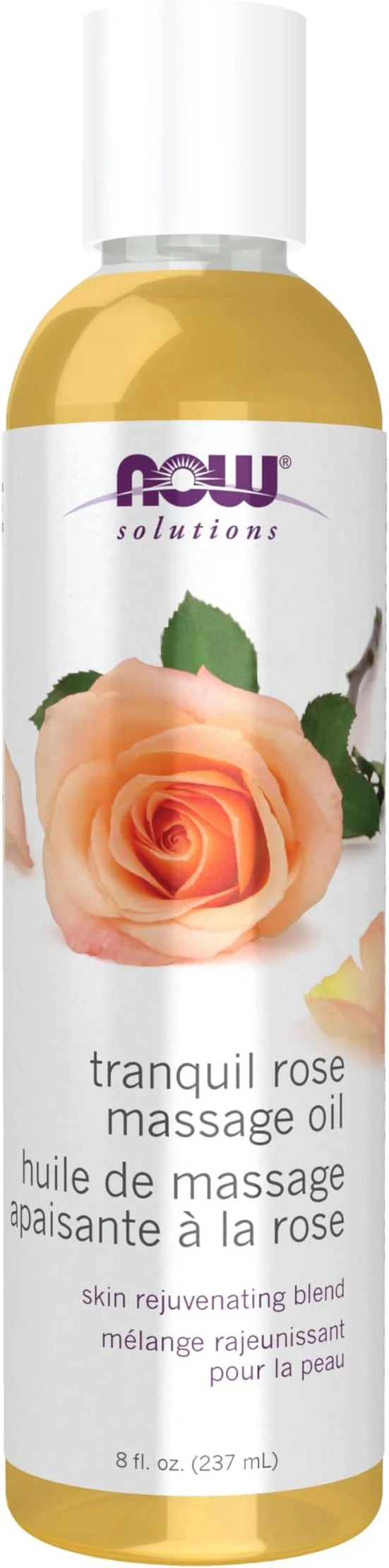 Refined NOW Solutions Tranquil Rose Massage Oil Body Moisturizer Artisan