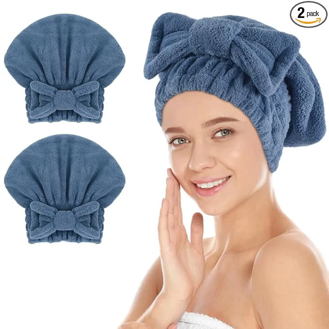Artisan SUNLAND Large Microfiber Hair Drying Caps Exceptional