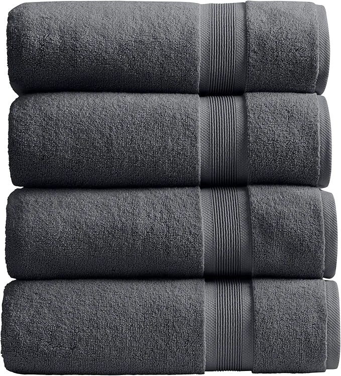 Authentic Springtree Home Luxury Viscose from Bamboo Bath Towel Set of 4 35 Viscose Unique