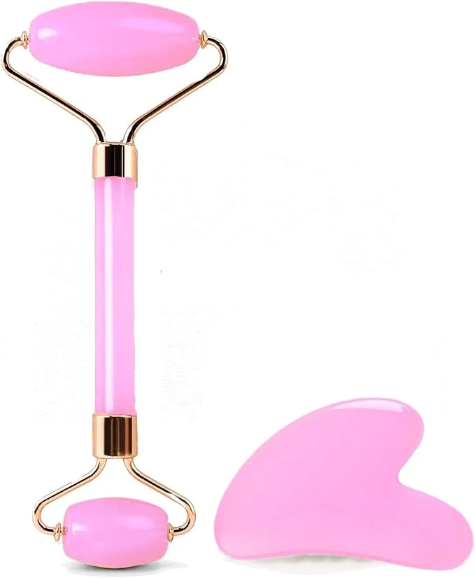 High-Grade Gua Sha Facial Massage Tool and Roller Set Facial Massager Trendy