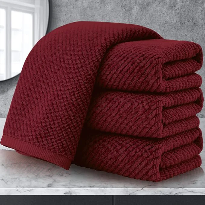 High-Grade VOOVA MOVAS Hand Towels for Bathroom Set of 4 Large 18 x 28 Smart