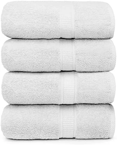 Dependable Ariv Premium Bath Towels Pack of 4 Cotton Super Soft Highly Absorbent Smooth
