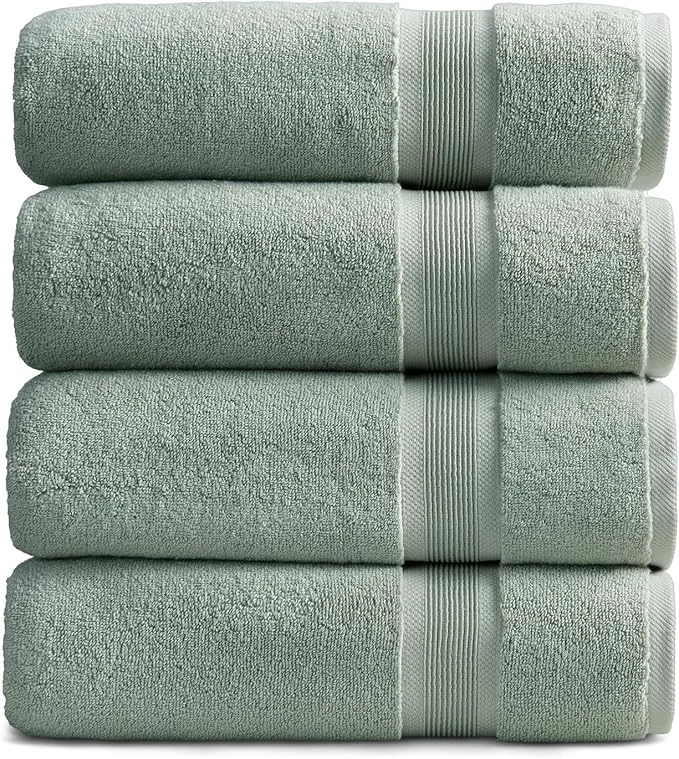Advanced Springtree Home Luxury Bamboo Rayon Bath Towel Set of 4 35 Bamboo Rayon Authentic