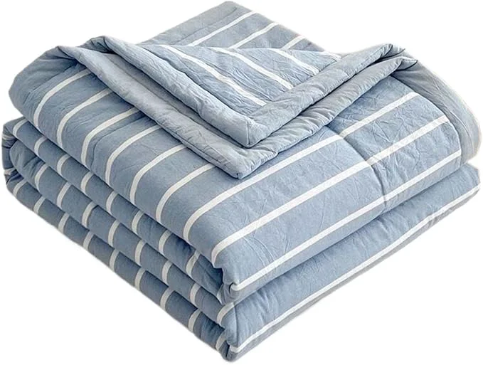 Lightweight Summer Bedspread Quilt Coverlets Bedding Set Queen King Size Air Conditioning Comforter Blanket Skin-friendly Soft Breathable Geometric Pattern Bedding Coverlet For All Season Color 1 High-End