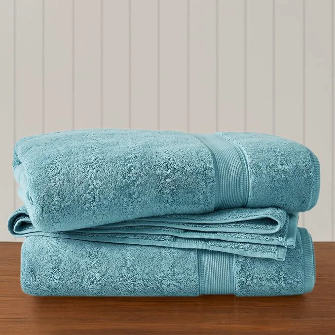 Elegant Madison Park 800GSM Bath Sheet Towel Oversized 34 x 68 2 Pack Cotton Contemporary