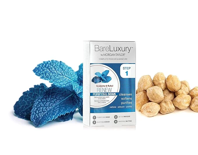 Reusable Morgan Taylor BareLuxury 4-Step Complete Pedicure Manicure Packs Exclusive