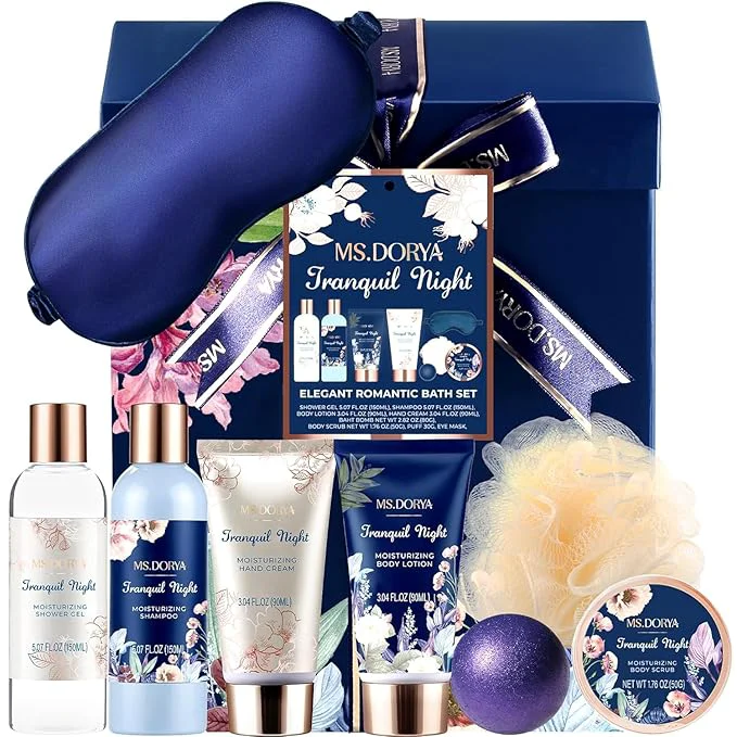 Minimalist Spa Gifts for Mom- Mother's Day Spa Bath Gift Set Easy-to-Use