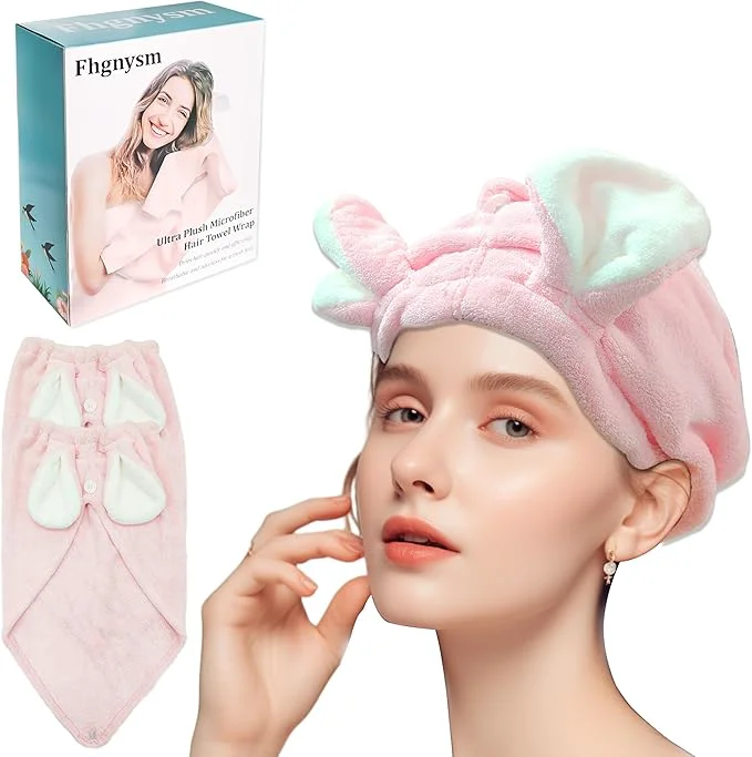 Proven fhgnysm 2 Packs Microfiber Hair Towel Hair Turbans Prestigious