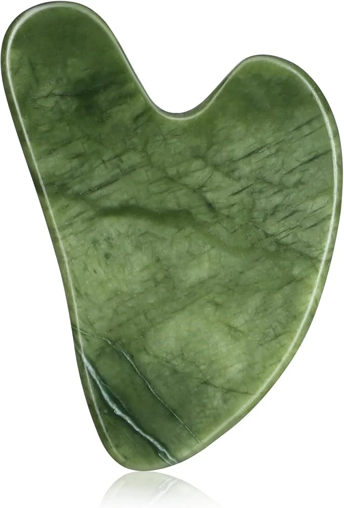 Soft rosenice Gua Sha Scraping Massage Tool Natural Jade Guasha Board Dependable