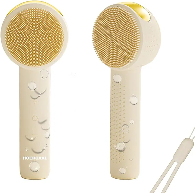 Professional Facial Cleansing Brush Electric – Rechargeable Silicone Face Scrubber Unique