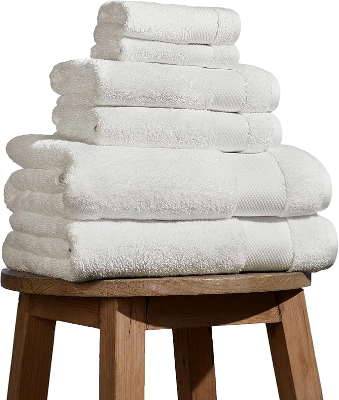 Dependable BIOWEAVES Organic Cotton 700 GSM Plush 6-Piece Towel Set GOTS Efficient
