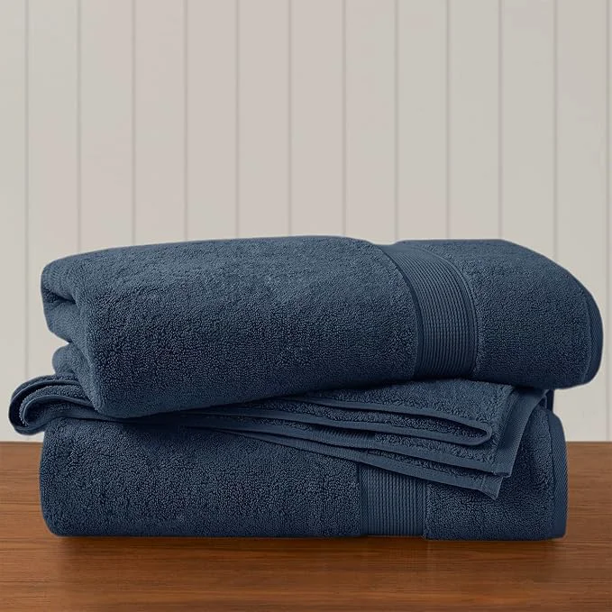 Proven Madison Park 800GSM Bath Sheet Towel Oversized 34 x 68 2 Pack Cotton Flexible