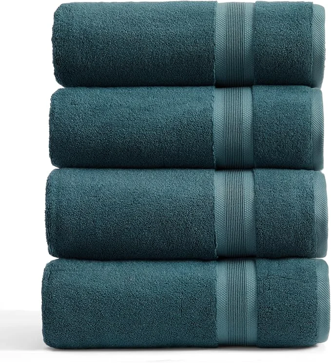 Durable Springtree Home Luxury Viscose from Bamboo Bath Towel Set of 4 35 Viscose Next-Generation