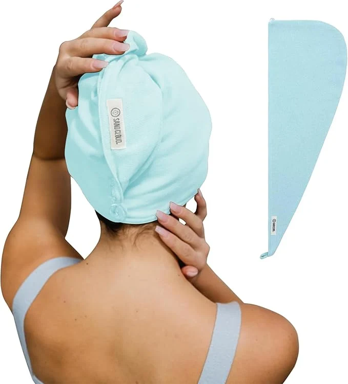 Genuine Sand Cloud Hair Towel Wrap for Women Men Crafted