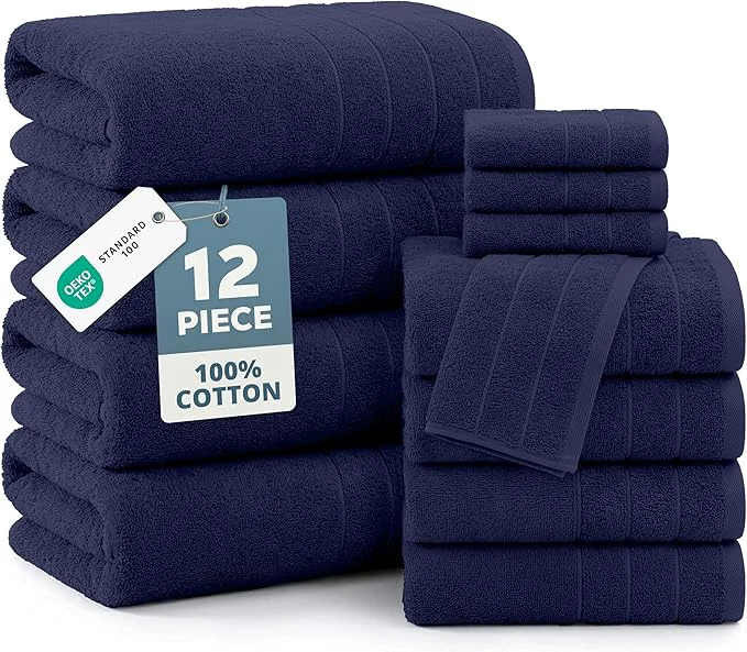 Top-Quality Casa Platino Luxury Cotton Bath Towel Set World-Class