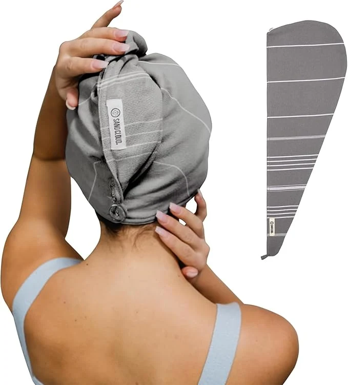 Professional Sand Cloud Hair Towel Wrap for Women Men Easy-to-Use