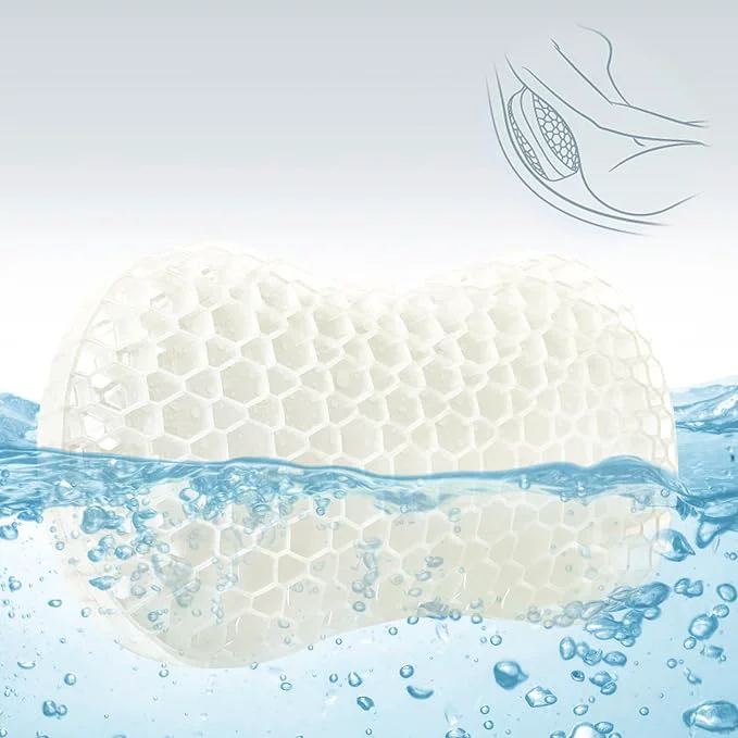Contemporary Sunlit Bath Jello Gel Bath Pillows Lumbar Pillow Elegant