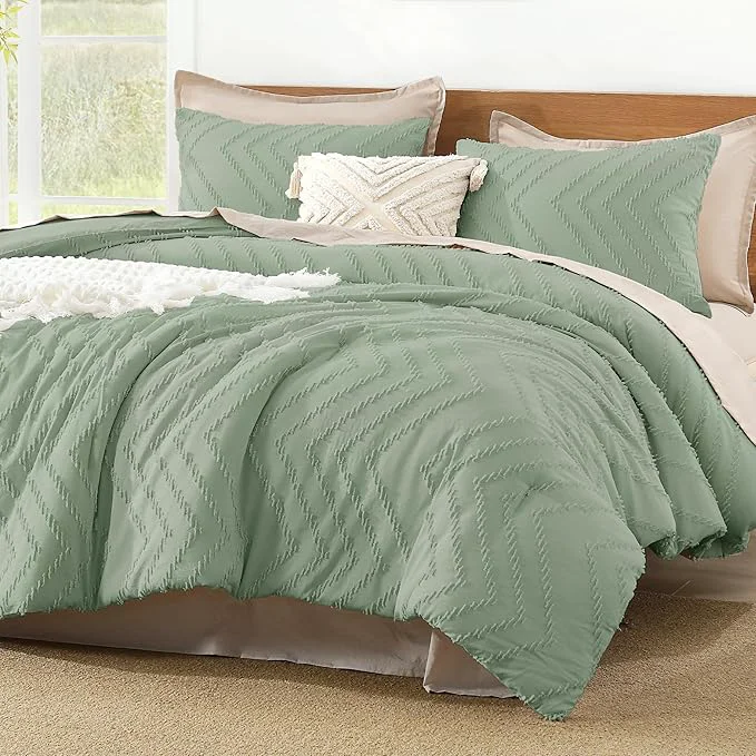 Unique Litanika Sage Green Full Comforter Sets Lightweight Fluffy Bedding Comforter Sets for Bed 3 Pieces Down Comforter Bed Set Gift Choice 79x90Inches 1 Comforter and 2 Pillow Shams Exceptional