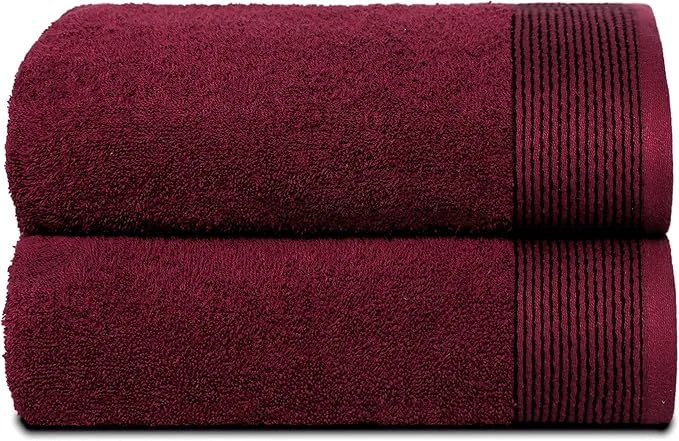 Authentic BELIZZI HOME Ultra Soft 2 Pack Oversized Bath Towel Set 28x55 inches Premium Material
