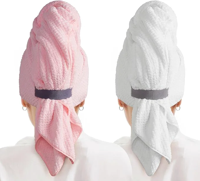 Effective MABAO 2 Pack Microfiber Hair Towel Wrap High-Grade