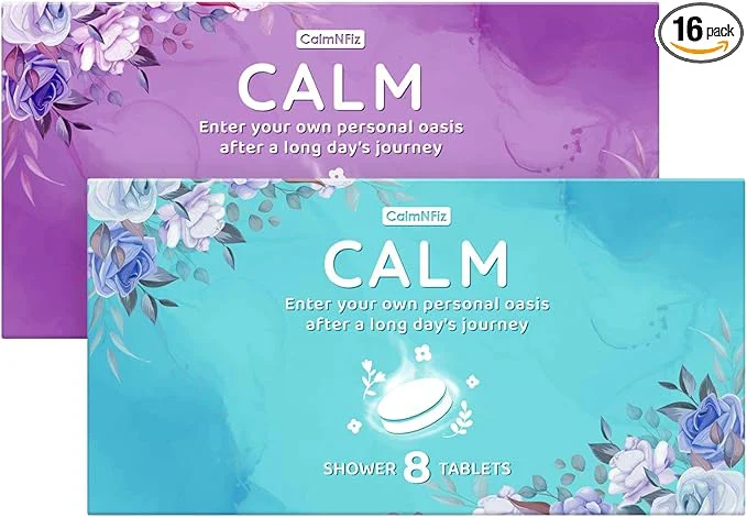 Smart CalmNFiz Shower Steamers 8 Scents Reusable