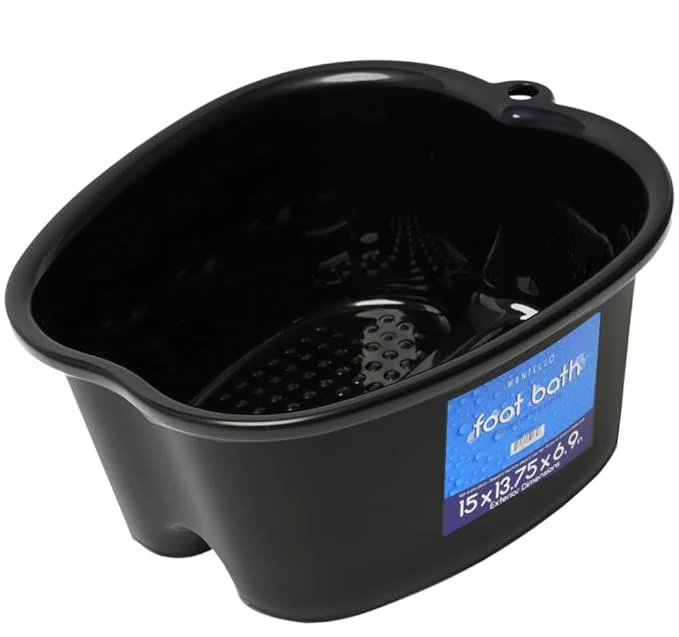 Fast Mantello Foot Soaking Tub- Extra Large Pedicure Bowl Lightweight
