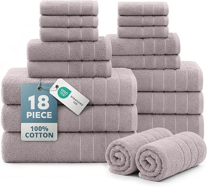 Fashionable Casa Platino Ringspun Cotton Bath Towel Set Crafted