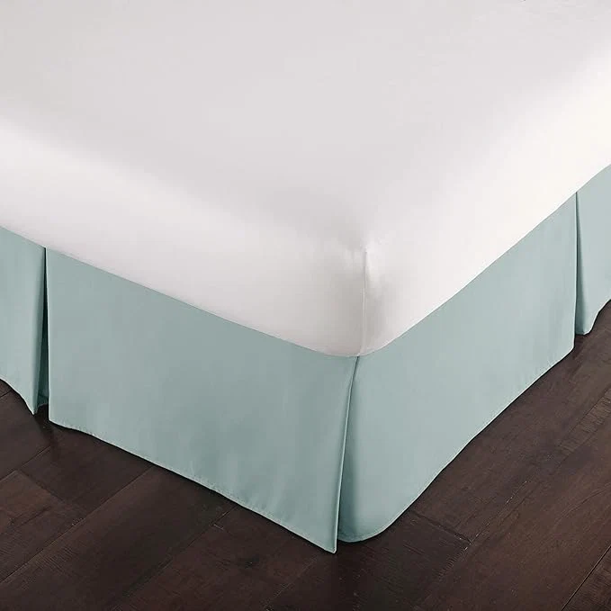 Crafted Southshore Fine Living Inc. Twin Size Bed Skirt - 14 quot Drop Luxury Pleated Bed Skirts Twin Size Bedding Dust Ruffle Sky Blue Exceptional