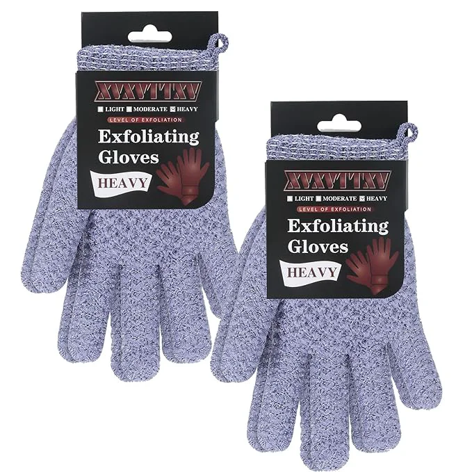 Original Exfoliating Dual Texture Bath Gloves Natural