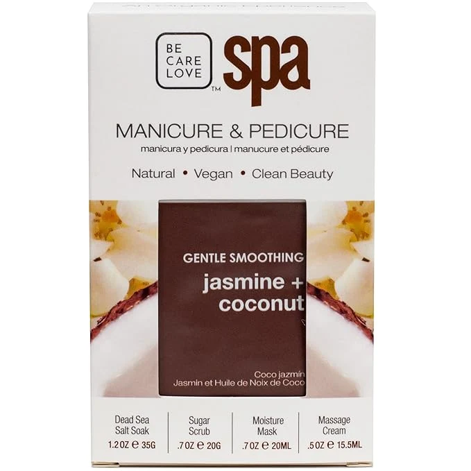 Original BCL Spa Jasmine Coconut Professional Pedicure Kit Foot Spa Set – Exfoliate Green