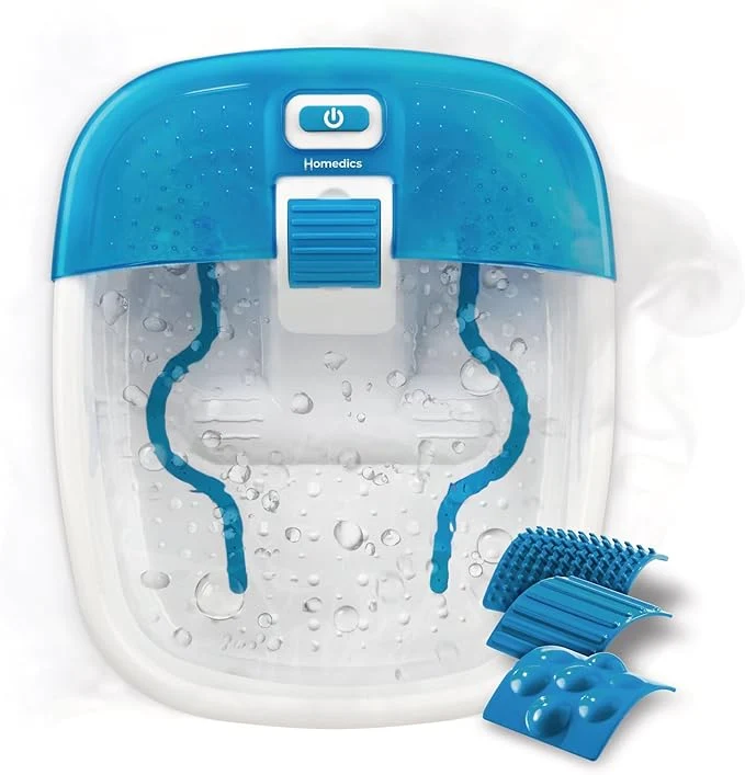 Breathable HoMedics Bubble Bliss Deluxe Foot Spa High-End