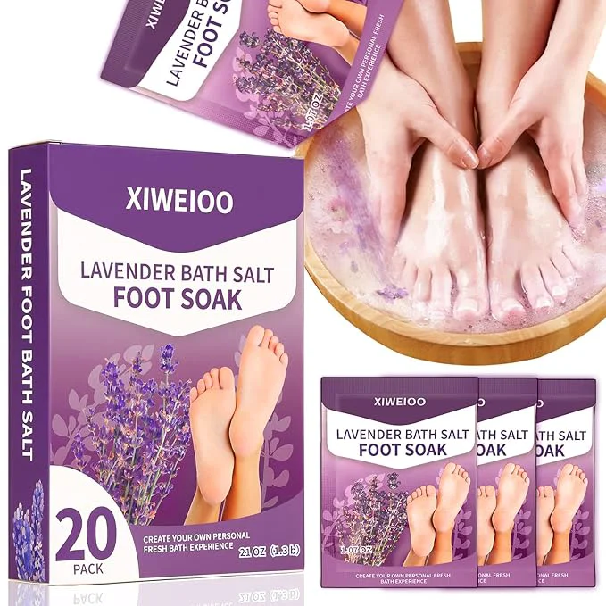 Solid Foot Soak Salts with Epsom Salt Elegant