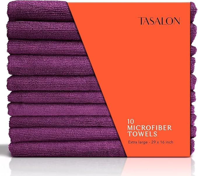 Efficient TASALON Microfiber Hair Towel for Salon Sustainable