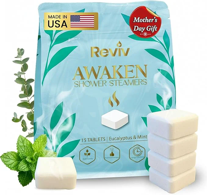 Flexible REVIV Shower Steamers Aromatherapy Organic