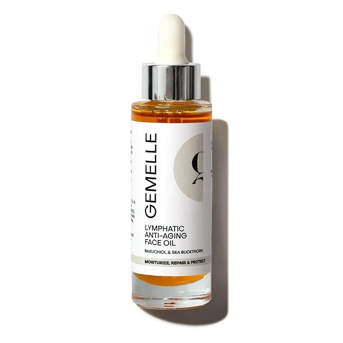 Outstanding GEMELLE Lymphatic Anti-Aging Face Oil 10x Award Winner Vitamin C A Trendy