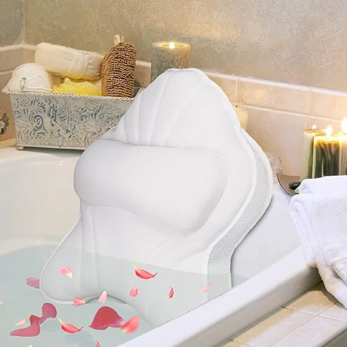 Smooth Poemland Extra Thick Large Bath Pillow Functional