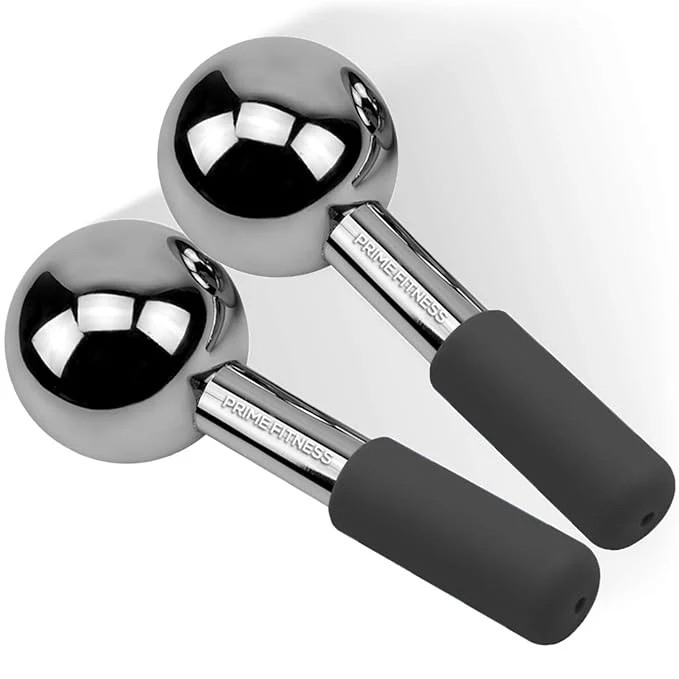 Quality Ice Globes for Facials Unbreakable Steel Cooling Roller Cryo Sticks for Trusted