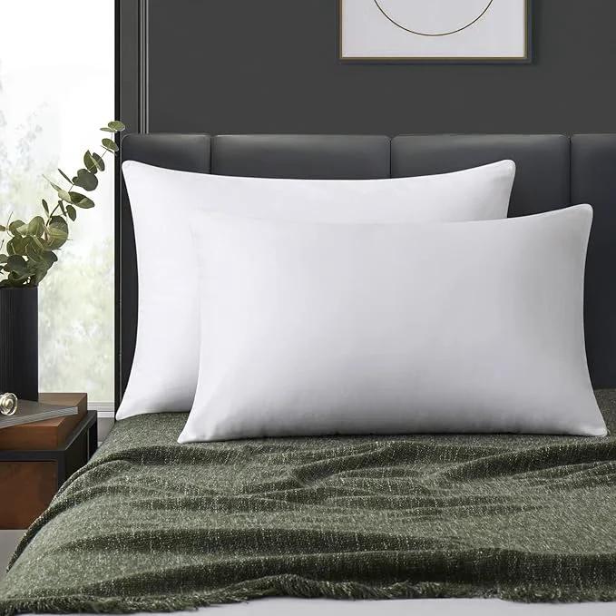Casual Cotton Zippered Pillow Cases King Size Set of 4 Super Soft amp Breathable Pillow Protectors with Zipper White Pillow Case Covers 20x36 Inches Official