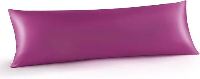 Professional INFIIXSO Body Pillow Cover with Zipper Luxury Mulberry Silk Body Pillow Case 20x54 Inches Ultra Smooth and Soft Cooling Long Pillowcase Gift for Women Men Purple Environmentally Friendly
