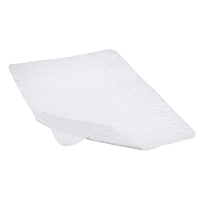 Consistent American Baby Company Waterproof Flat Reusable Multi-use Pad Protector Quilt-Like Multi-use Protective Mattress Pad Cover for Babies Adults and Pets White 27 quot x 36 quot Flexible