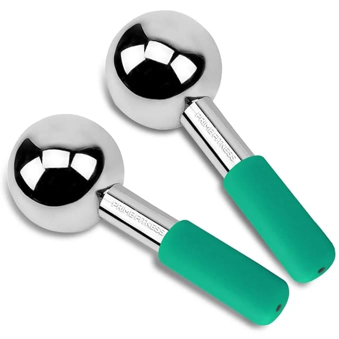 Modern Ice Globes for Facials Unbreakable Steel Cooling Roller Cryo Sticks for User-Friendly