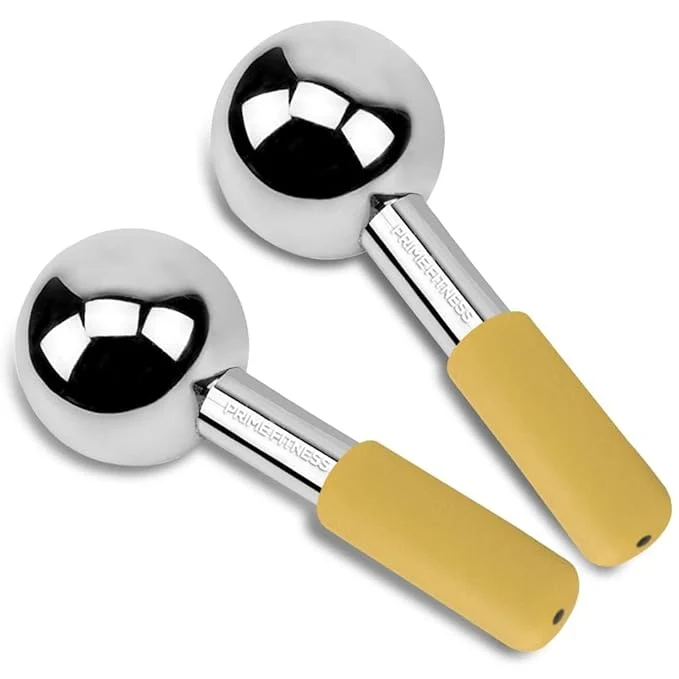 Efficient Ice Globes for Facials Unbreakable Steel Cooling Roller Cryo Sticks for Durable