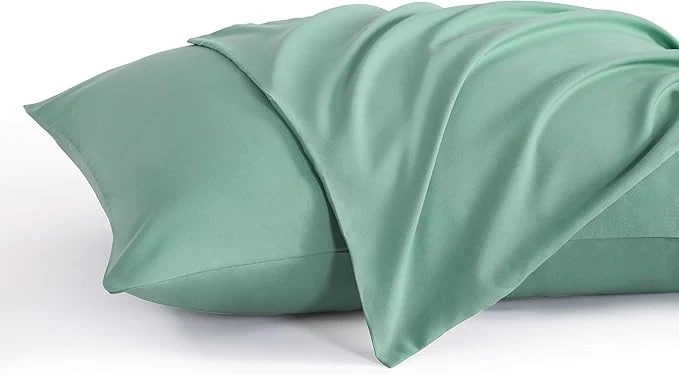 Advanced NTBAY King Pillow Cases Set of 2 2 Pack Brushed Microfiber 20x40 Pillow Cases Soft Wrinkle Fade Stain Resistant Mint Green Pillow Cases with Envelope Closure 20x40 Inches Mint Green Convenient