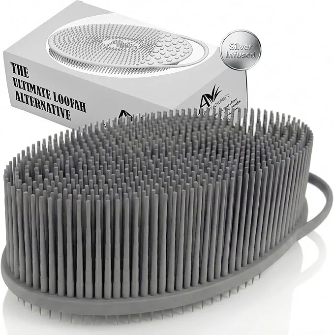 Reusable Avilana Silver Edition Exfoliating Body Scrubber Traditional
