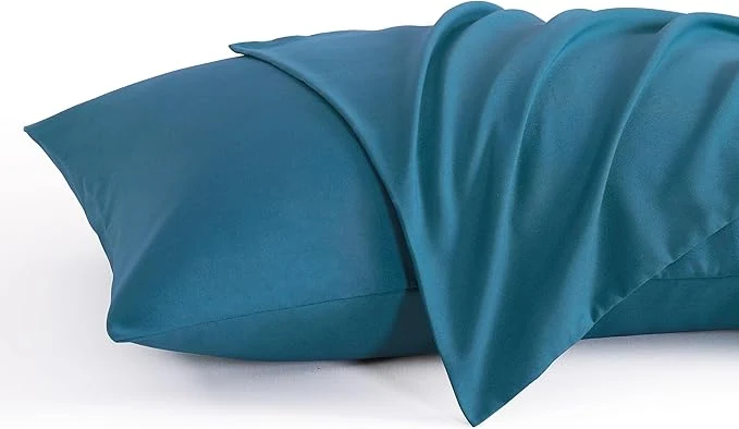Pure NTBAY Toddler Pillow Cases Set of 2 2 Pack Brushed Microfiber 14x20 Pillow Cases Soft Wrinkle Fade Stain Resistant Teal Blue Pillow Cases with Envelope Closure 14x20 Inches Teal Blue Minimalist